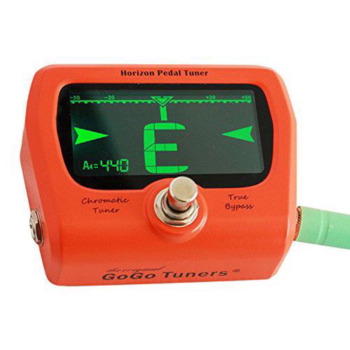 

GoGo Tuners Horizon Chromatic Pedal Tuner, Limited Edition Orange