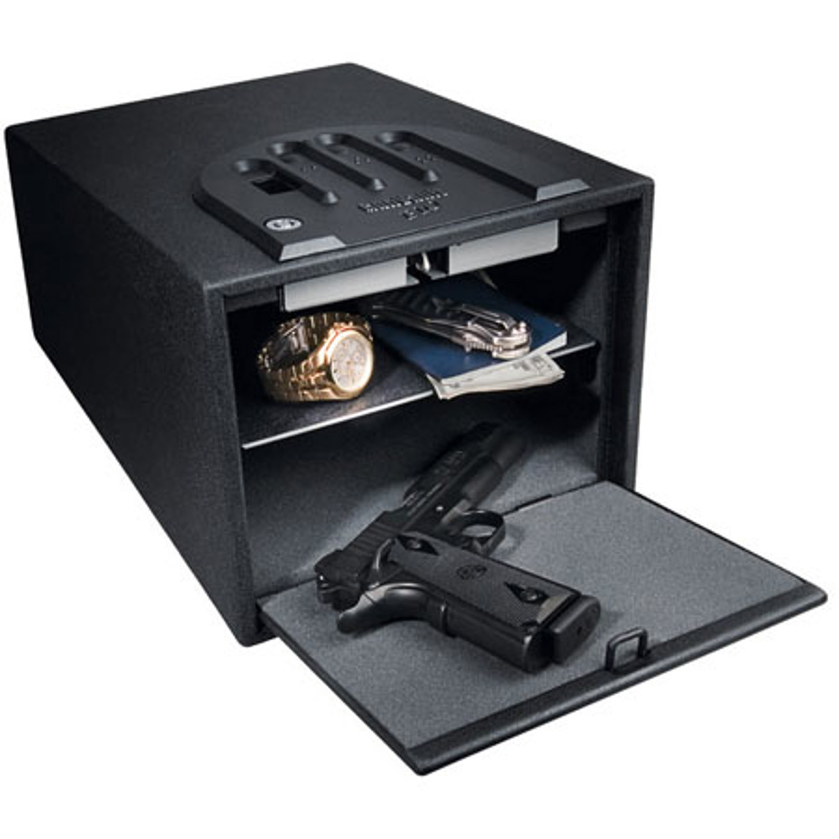 

GVB Gear Gunvault GVB2000, Biometric Multi Vault Pistol Safe