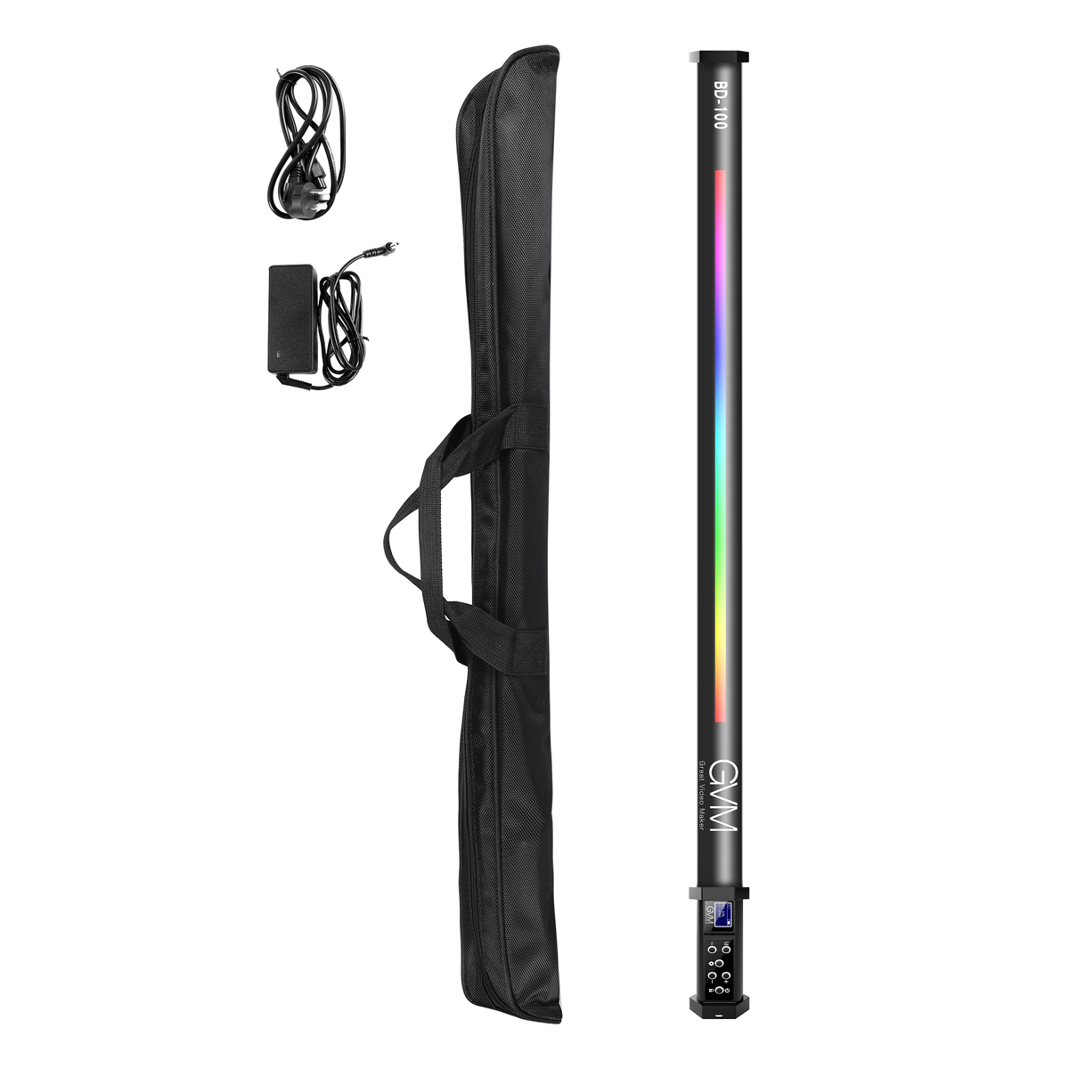

GVM BD100D 30W RGB LED Tube Wand Light with Internal Battery