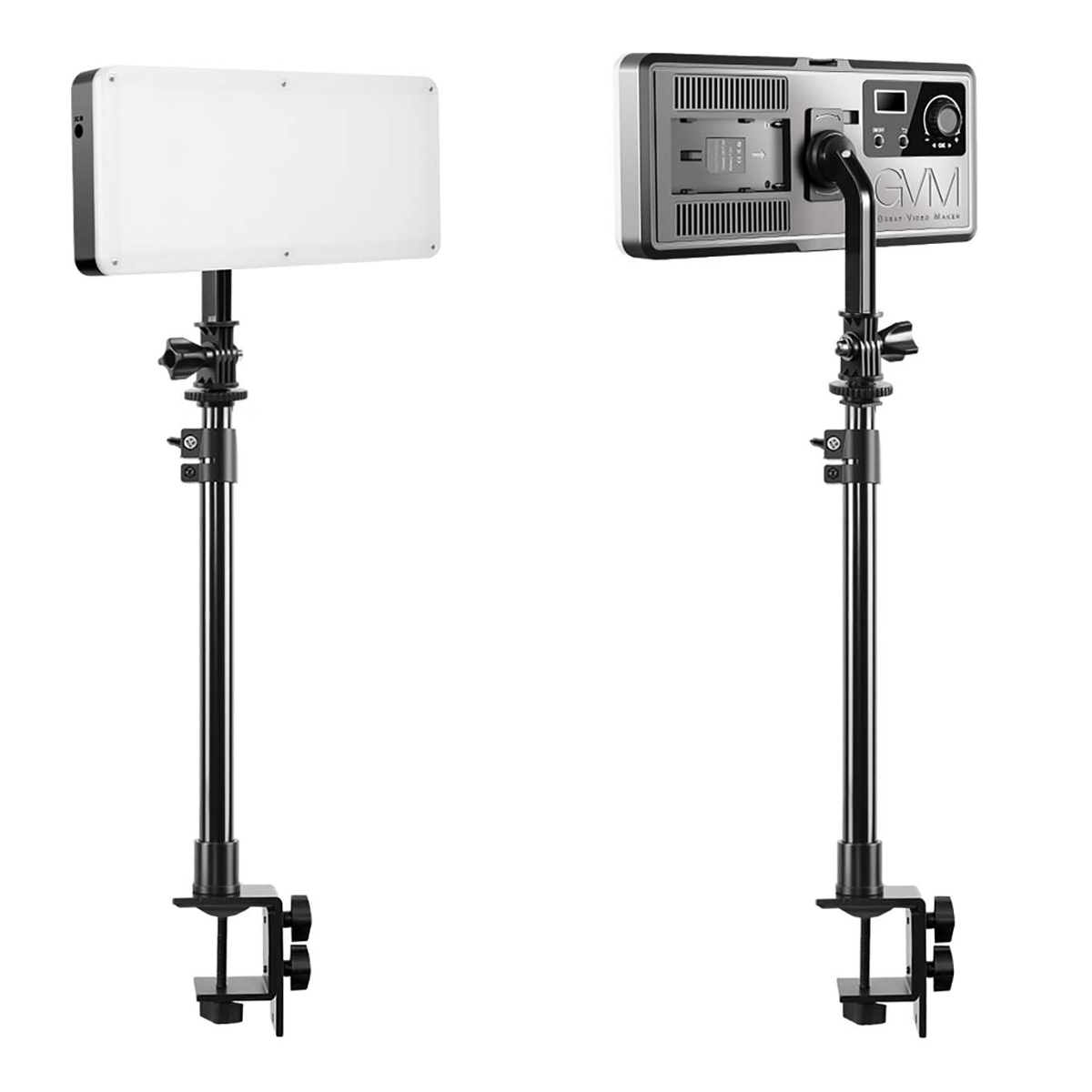 

GVM RGB20W 20W RGB On-Camera LED Video 2-Light Kit w/2x Stand & 2x Power Supply