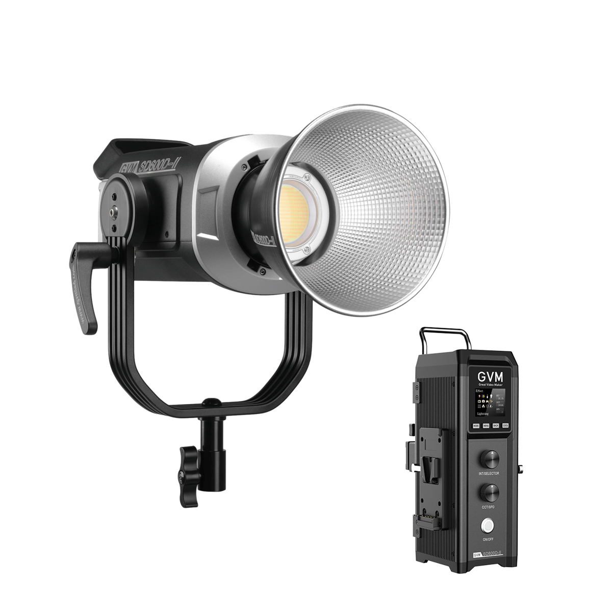 Двухцветный светодиодный видеопрожектор GVM SD600D, 600 Вт #GVM-SD600D-II