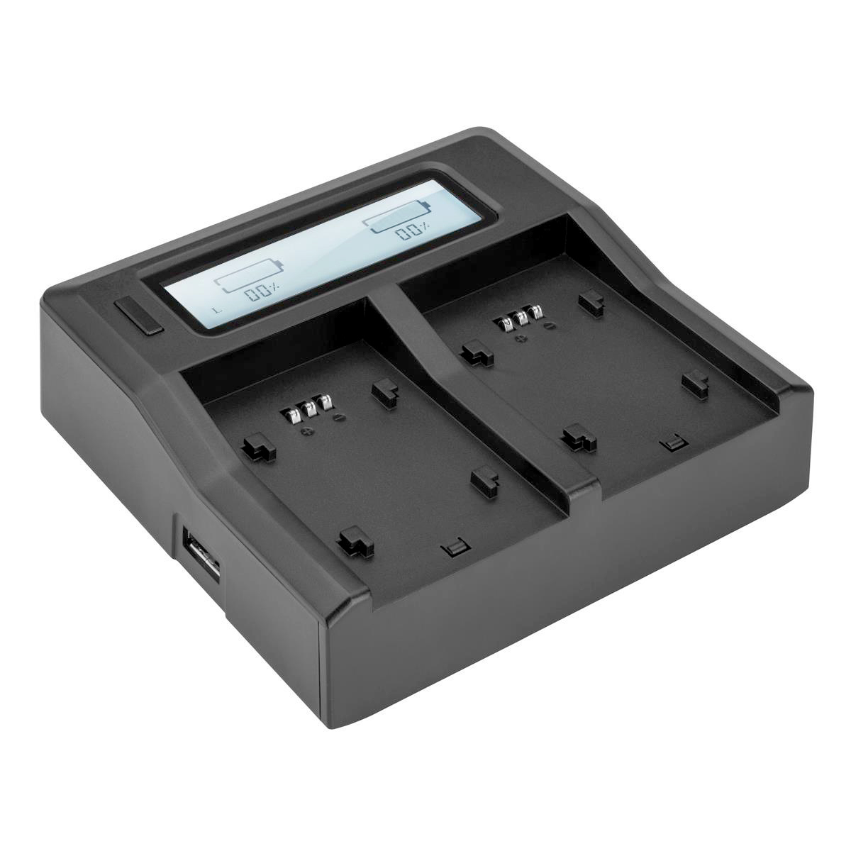 Image of Green Extreme Dual Smart Charger with LCD Screen Base (No Battery Plates)