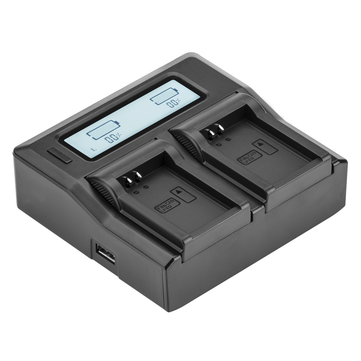 

Green Extreme Dual Smart Charger with LCD Screen for Canon LP-E12