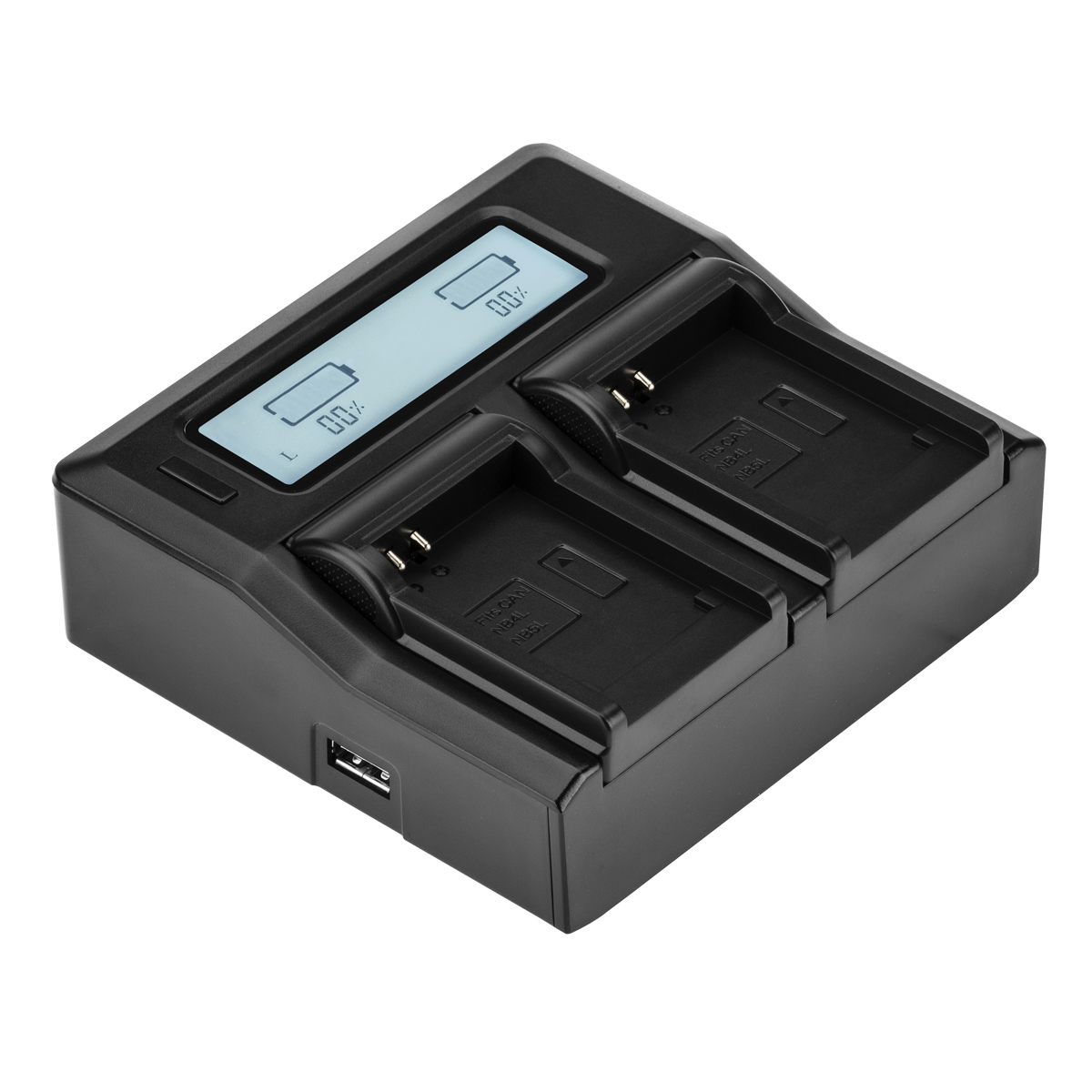 

Green Extreme Dual Smart Charger with LCD Screen for Canon NB-4L