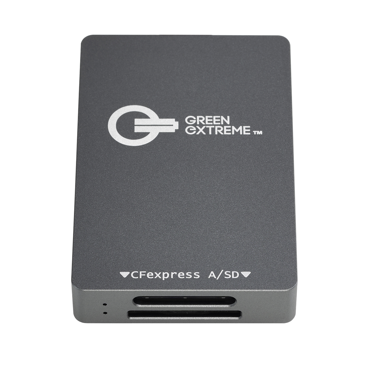 

Green Extreme USB-C 3.2 Gen 2 CFexpress Type-A and SD UHS-II Memory Card Reader