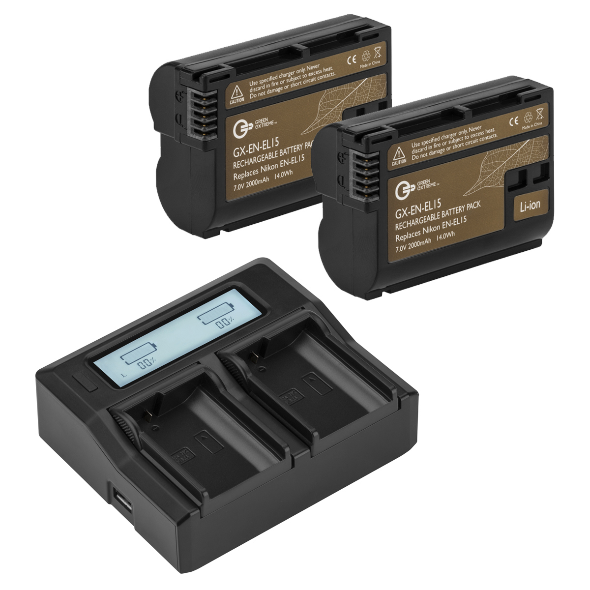 Image of Green Extreme EN-EL15 7V Li-Ion Battery Pack