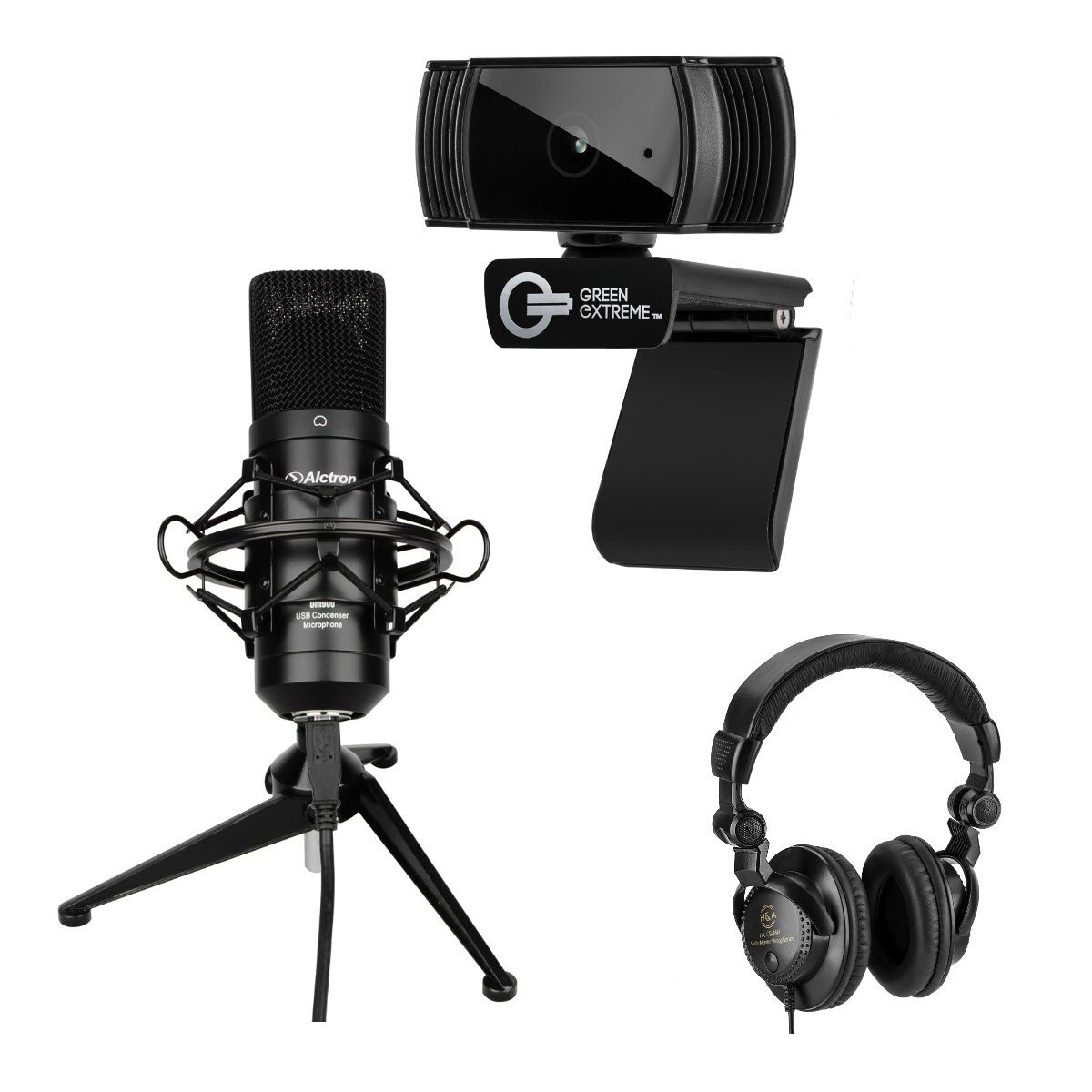 

Green Extreme T200 HD Webcam With Video Chat Bundle