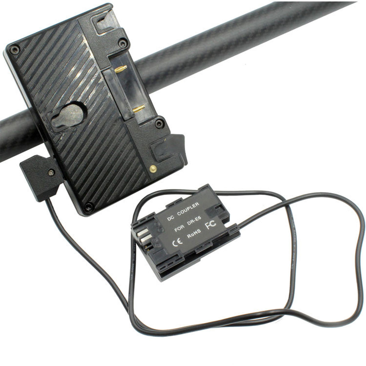 

GyroVu Anton Bauer Battery Carbon Fiber Mount and D-Tap to LP6 Adapter Cable