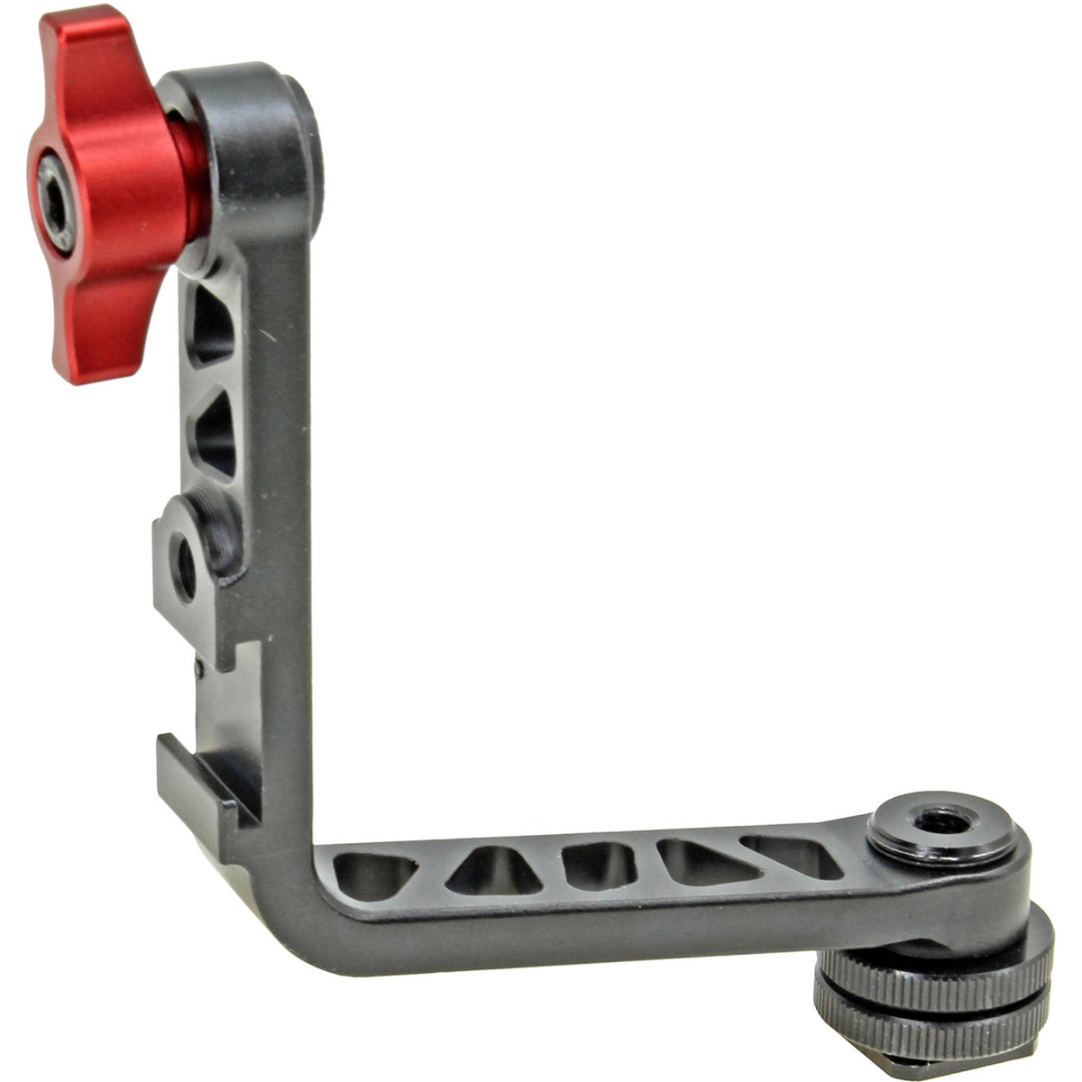 

GyroVu 180 Degree Tilt Hot Shoe L-Bracket Mount with 1/4"-20 Mounting Option