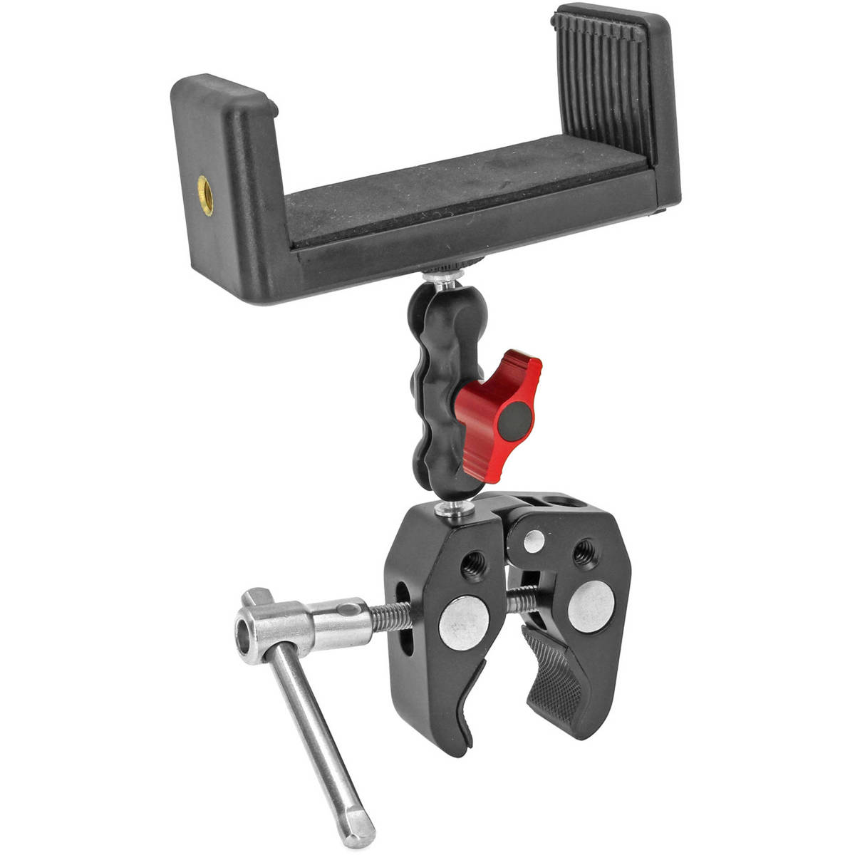 Image of GyroVu Adjustable Clamp Mount with 360 Degree Swivel for Power Banks with Holder