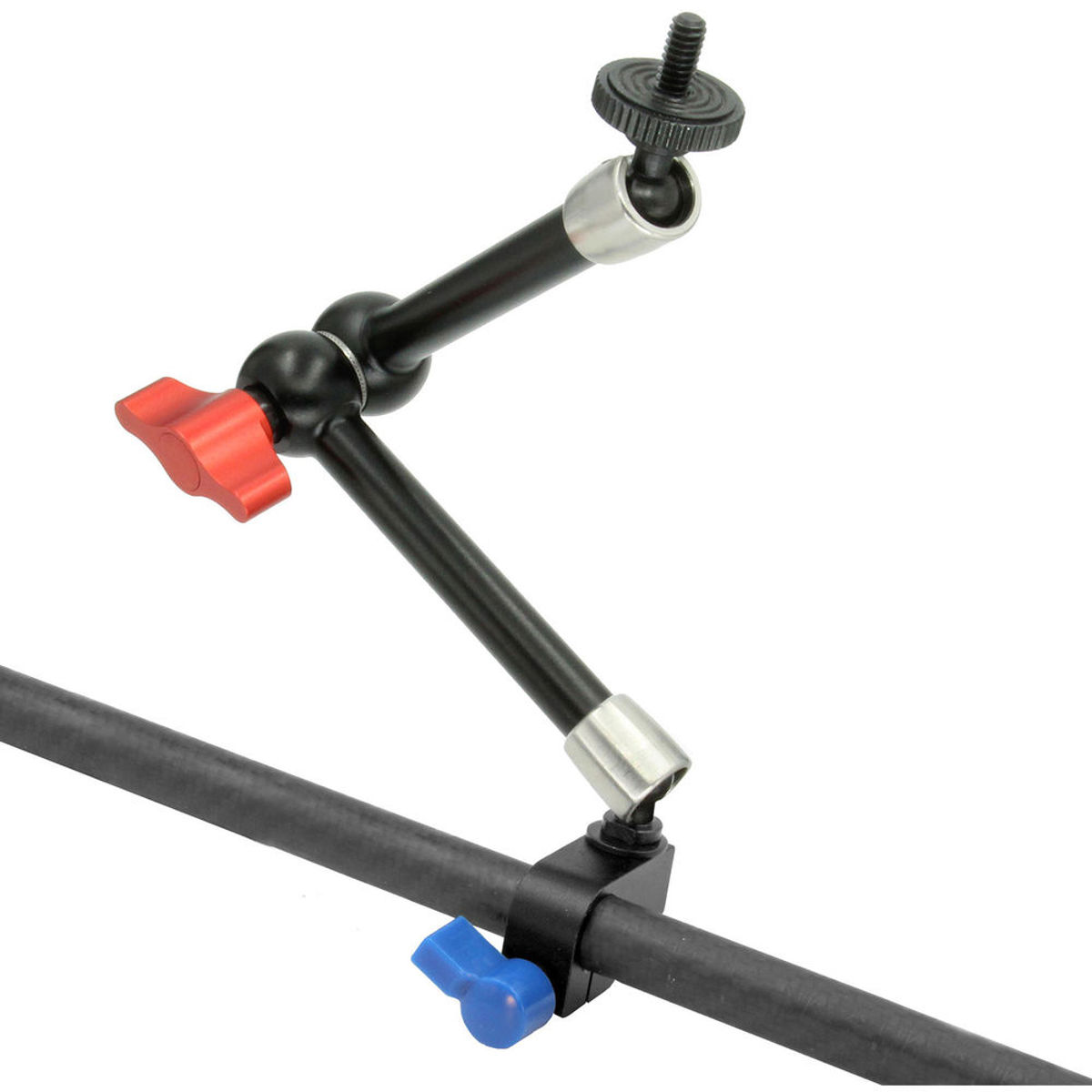 

GyroVu Heavy Duty 11" Articulated Arm Monitor Mount for 15mm Rod/Pipe, 12lb Load
