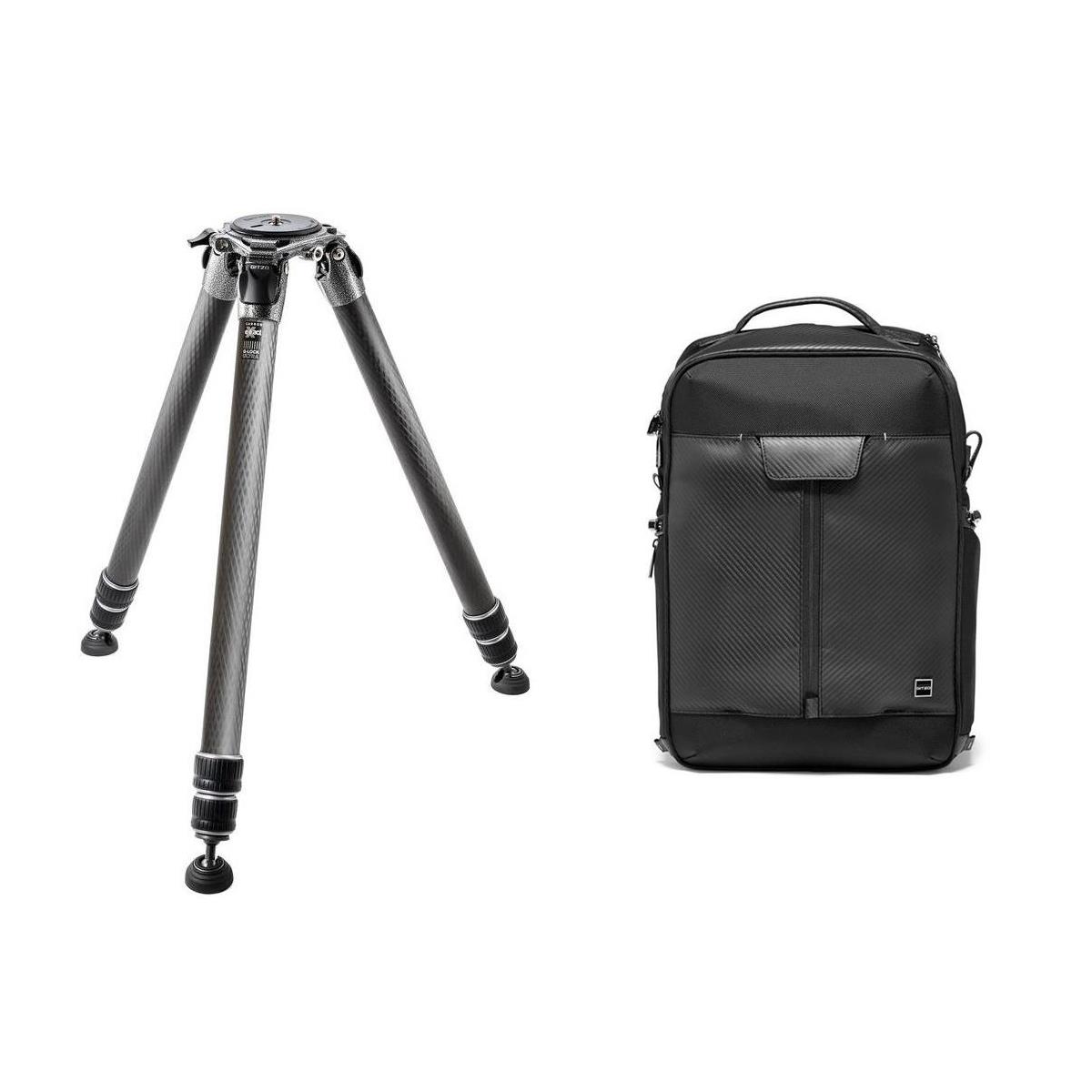 Gitzo GT5533LS Systematic Series 5 3-Section CF Tripod, Long, w/Century Backpack -  GT5533LSUS C