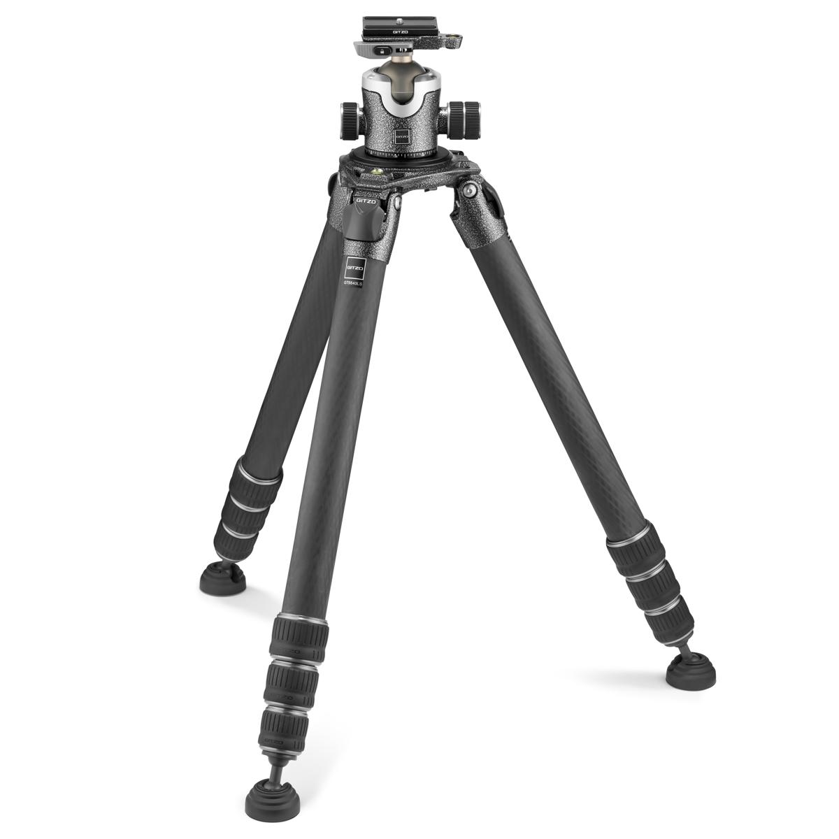 Gitzo Systematic Series 5 4-Section CF Long Tripod w/Series 4 Center Ball Head -  GK5543LS-83LR