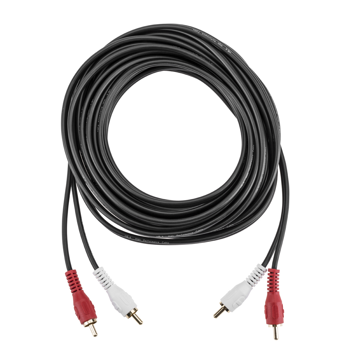 

H&A 2 RCA Male to 2 RCA Male Stereo Audio Cable 25'