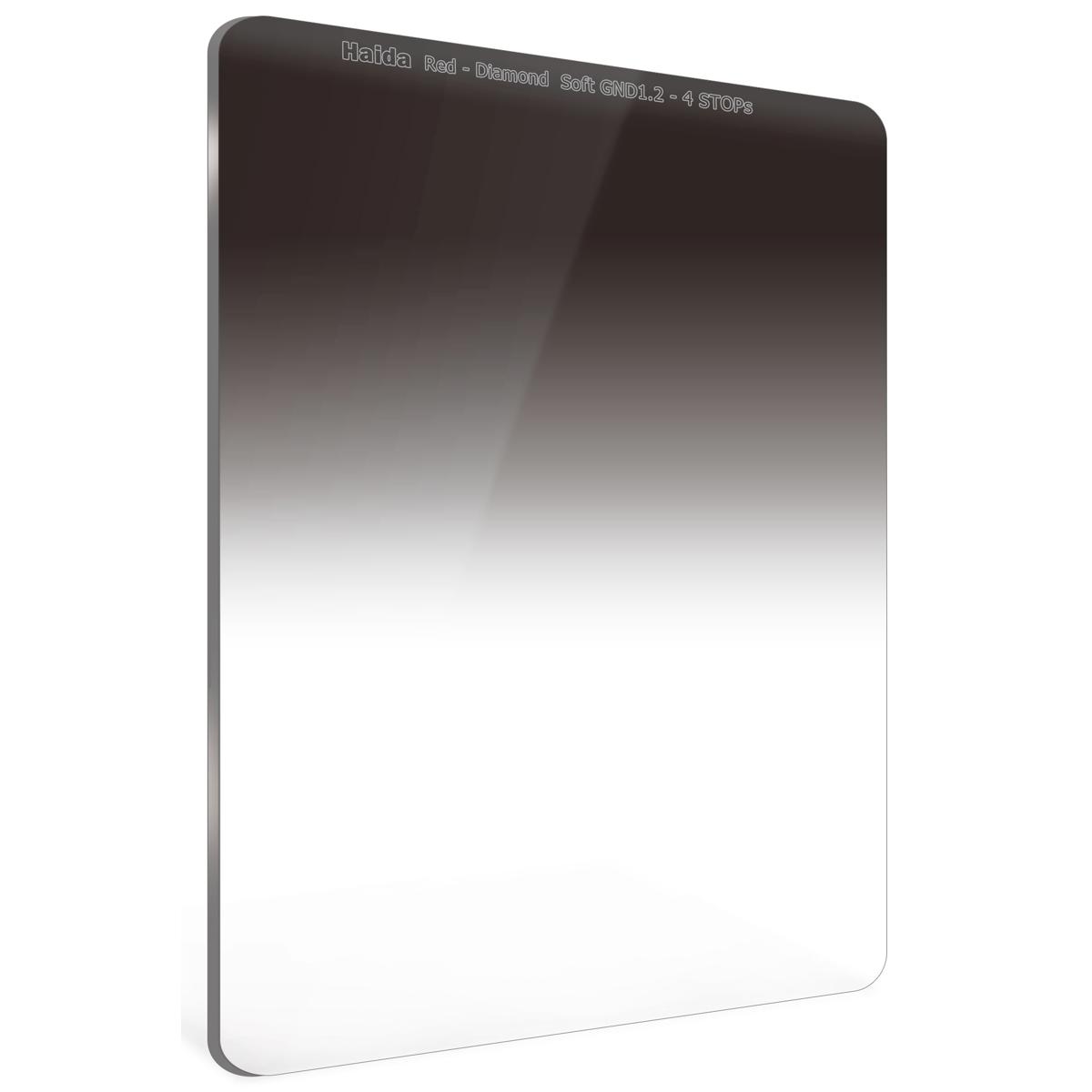 

Haida Red Diamond 75x100mm 1.2 4-Stop Soft Edge Graduated Neutral Density Filter