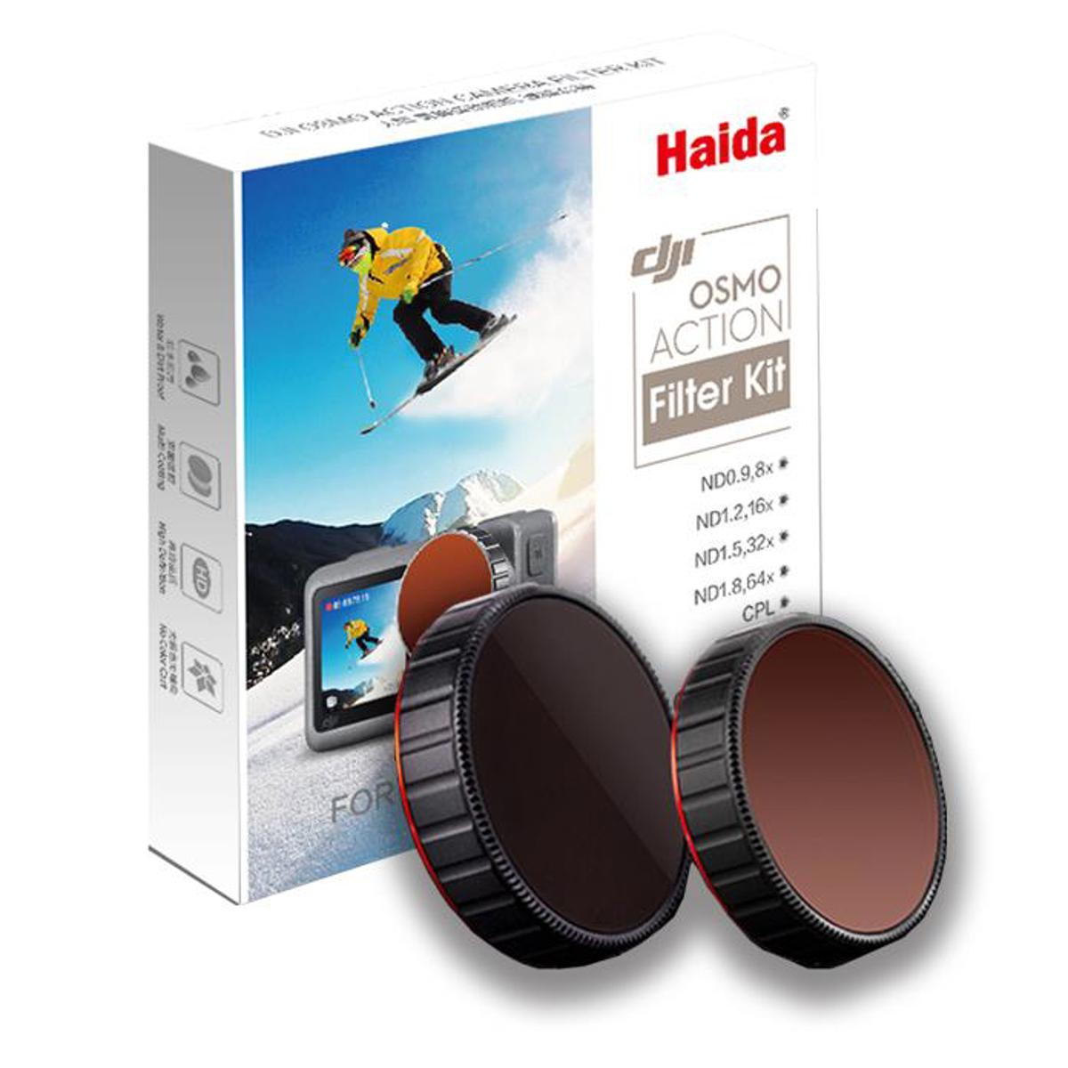 

Haida NanoPro ND+CPL Kit for DJI Osmo Camera w/ ND0.9/1.2/1.5/1.8 & CPL Filters