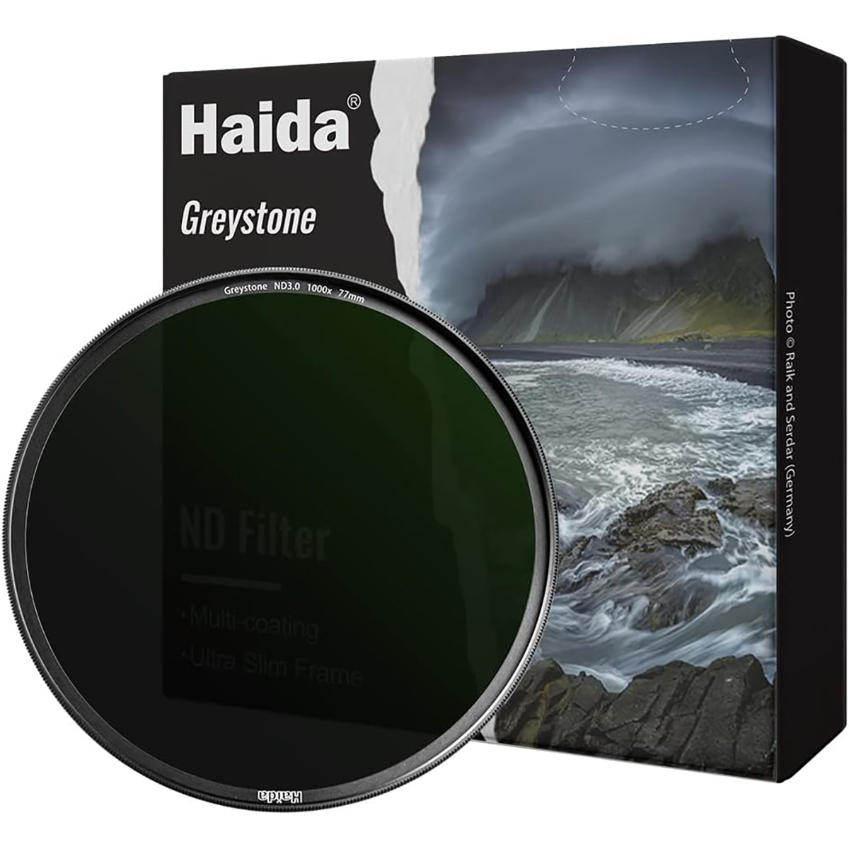 

Haida Greystone 3.0 10-Stop Multi-Coated Neutral Density Filter 72mm