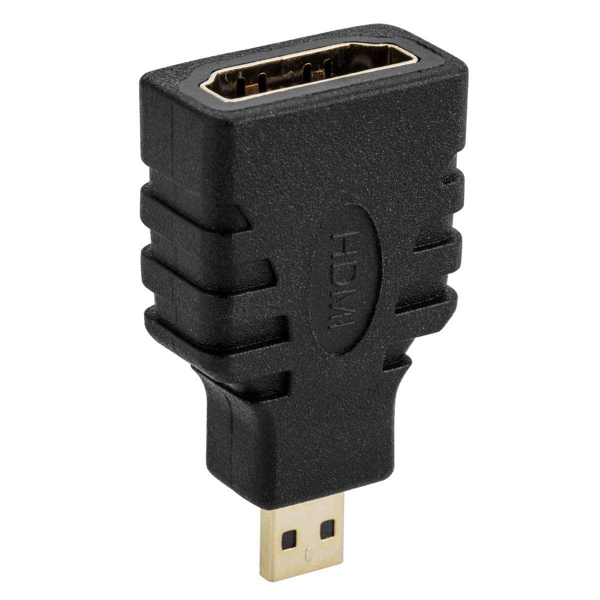 Image of H&amp;A Micro HDMI Male to HDMI Female Adapter