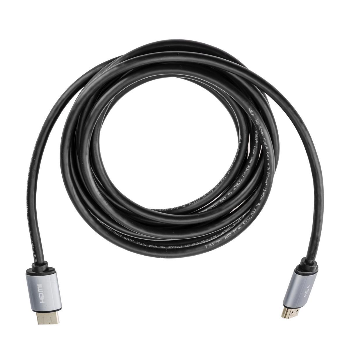 

H&A High-Speed HDMI 2.0 Cable with Ethernet (Gold Series) 10'