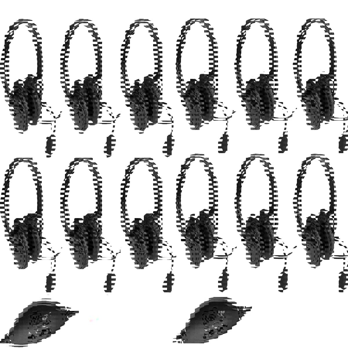 Adorama H&amp;A LX-USB05 USB Computer Headset 6-Pack