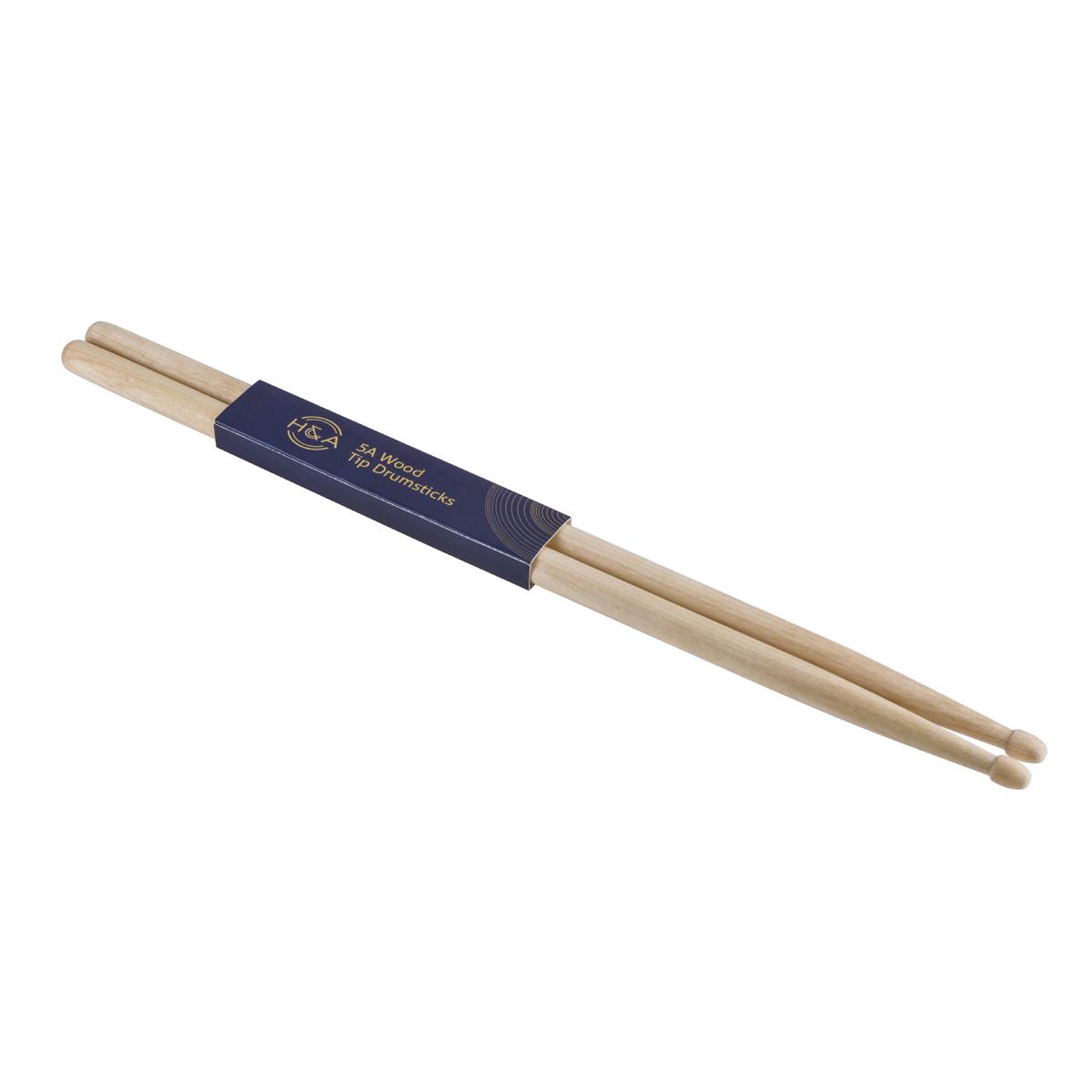 Image of H&amp;A Maple 5A Wood Tip Drumstick