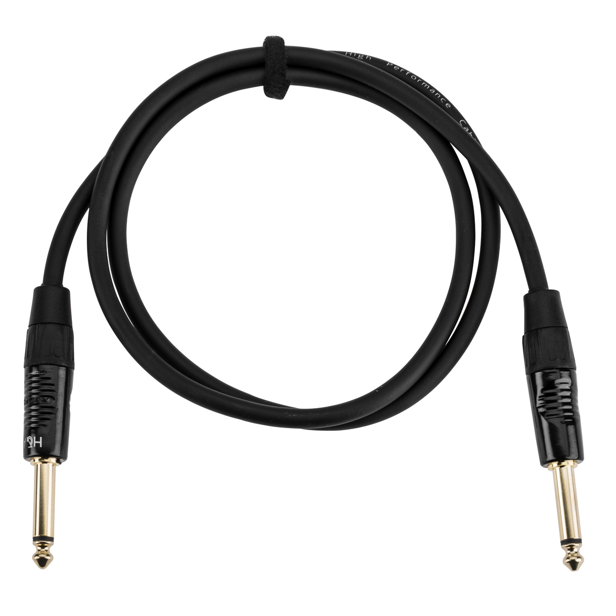 

H&A Elite Pro 3' 1/4" Male to 1/4" Male Instrument Cable w/ Rean Gold Connectors