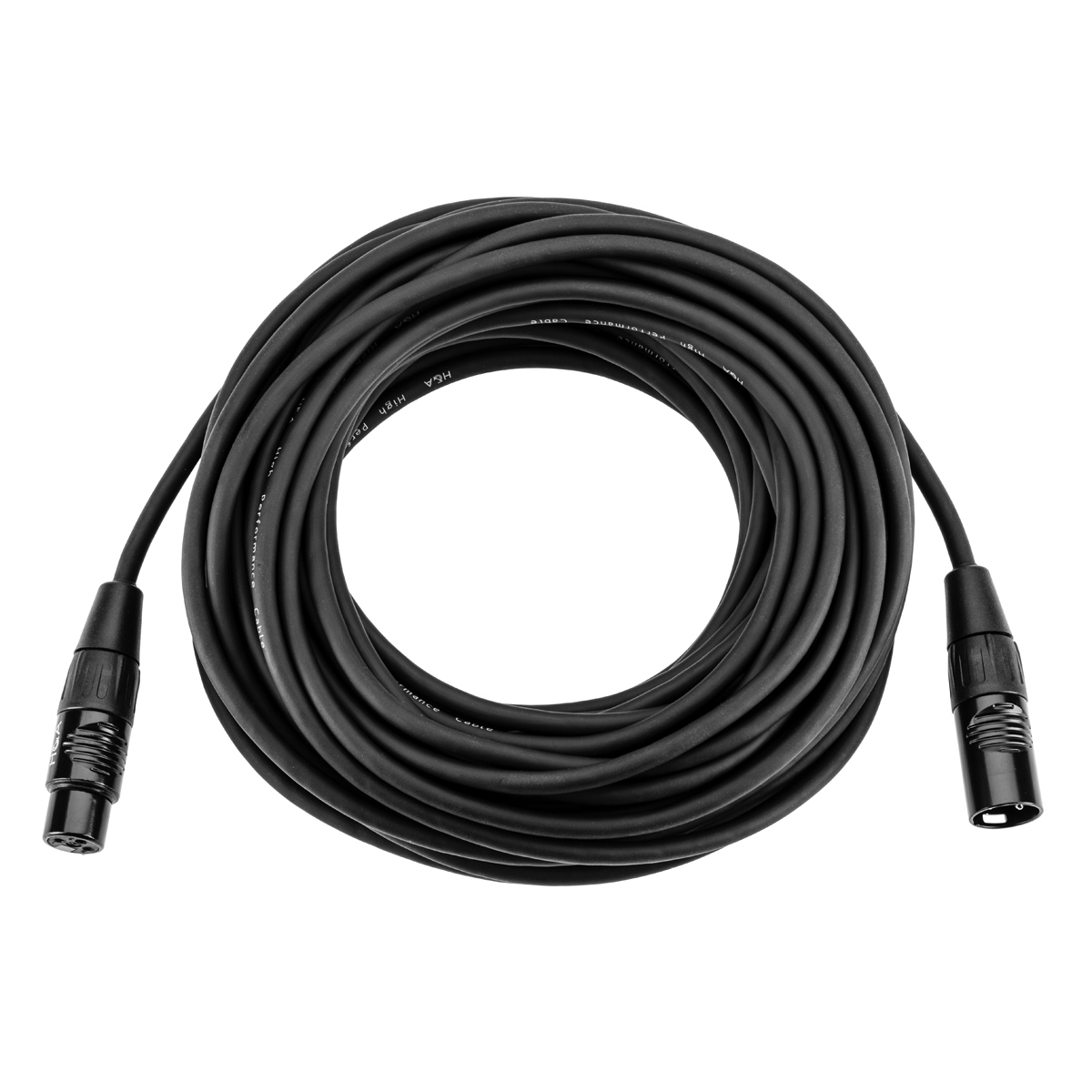

H&A Platinum Pro Quad 50' XLR M to XLR F Microphone Cable with Rean Connectors