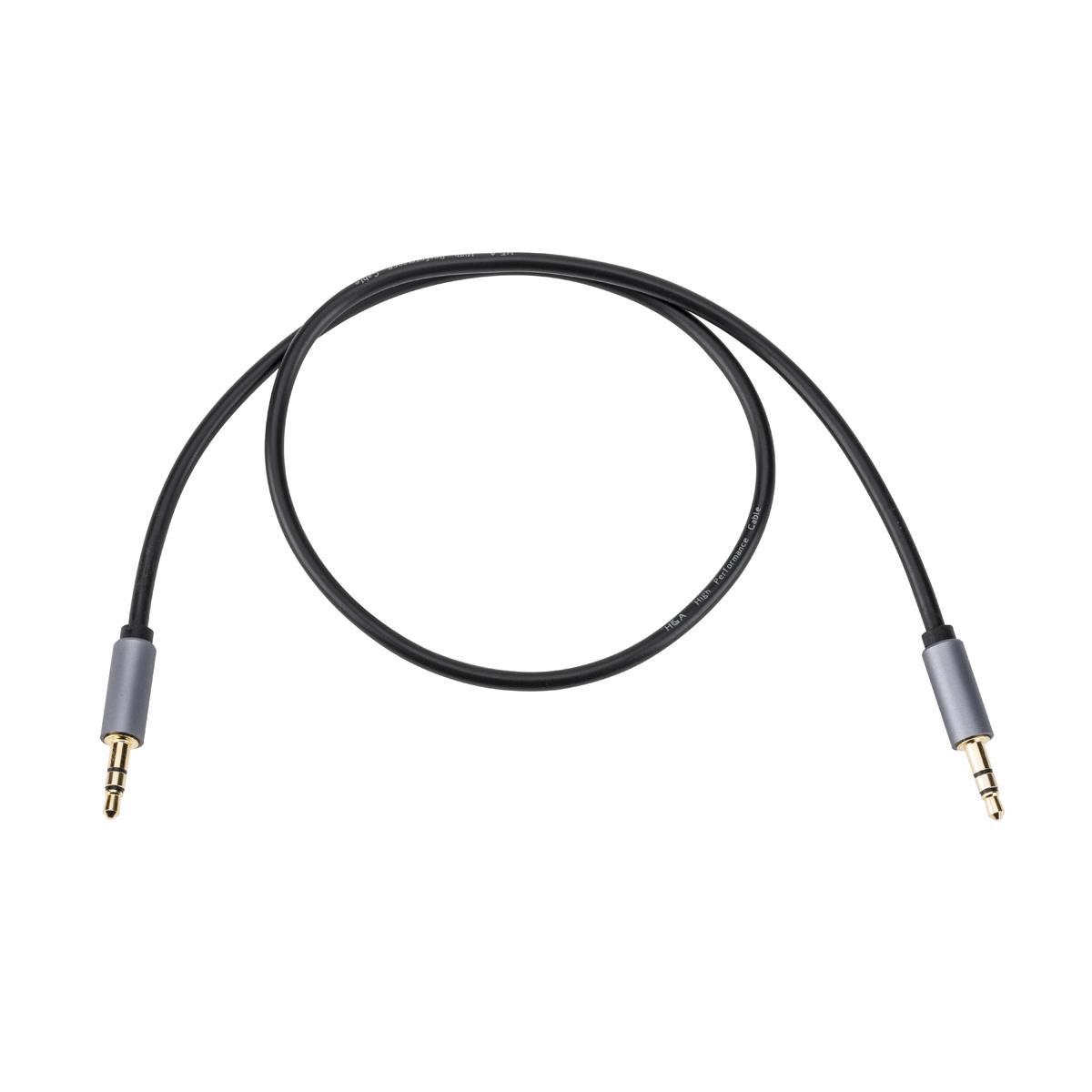 

H&A Stereo Mini Male to Stereo Mini Male Auxilary Cable (Gold Series) 1.5'