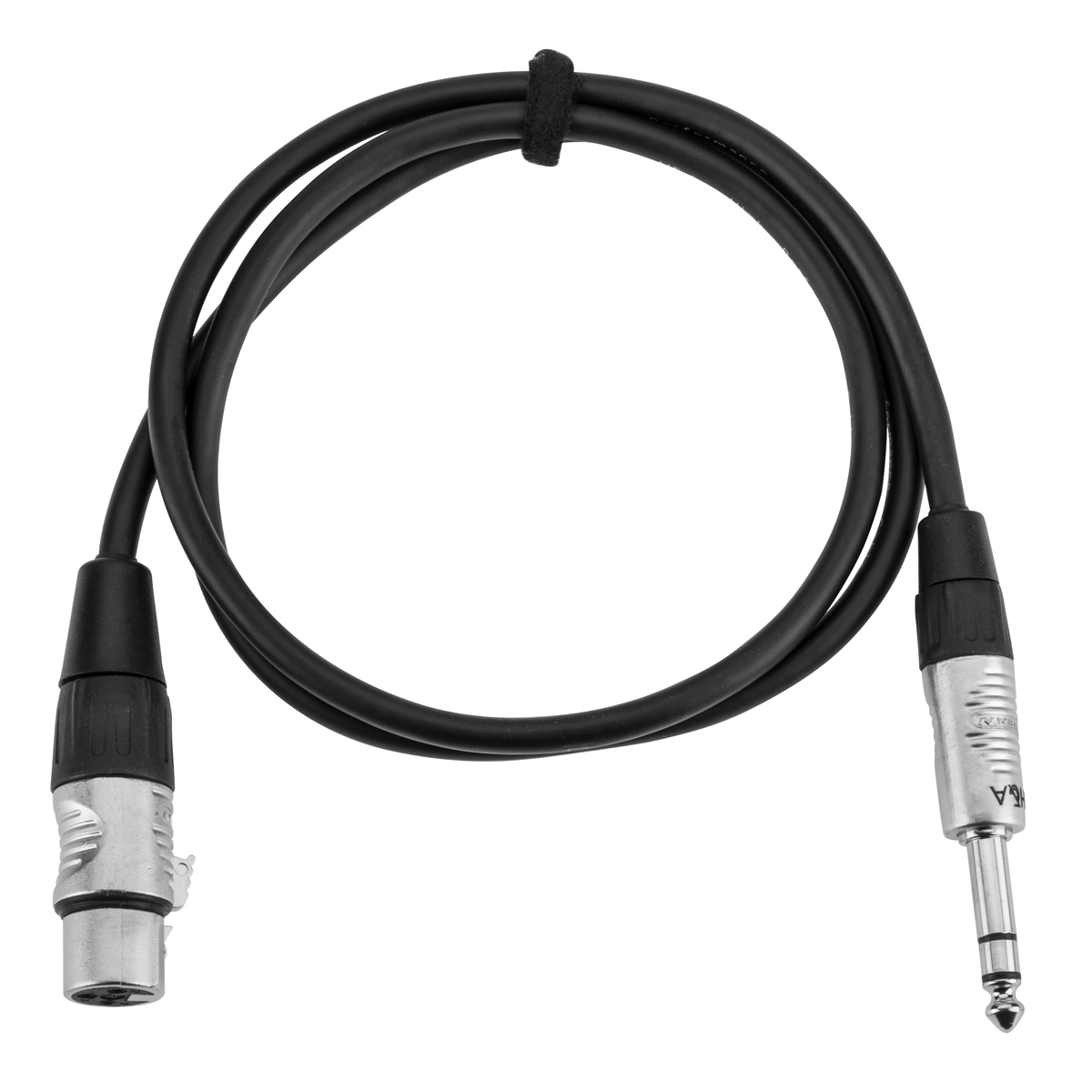

H&A Elite Pro 1/4" TRS M to XLR F Professional Interconnect Cable, 3'