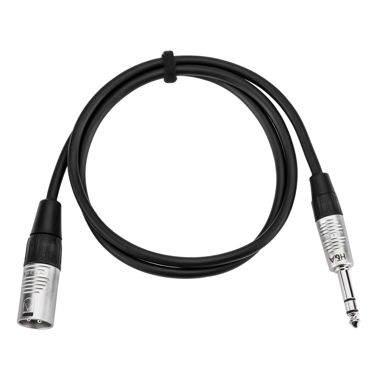 

H&A TRS 1/4" Male to XLR Male Interconnect Cable With Rean Connectors - 3'