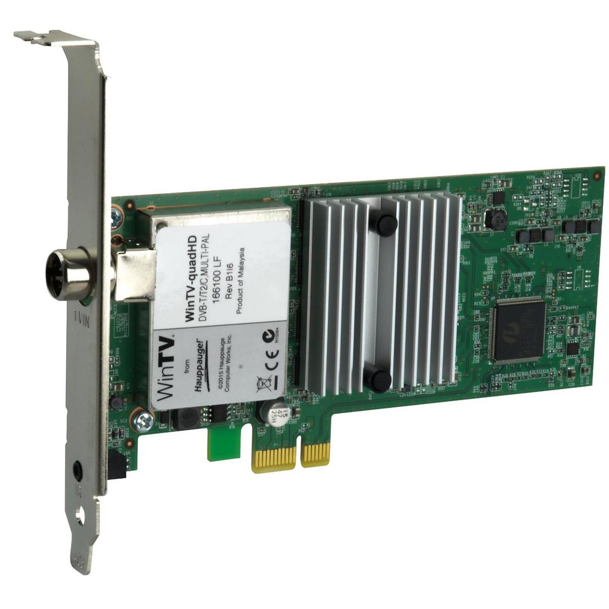 

Hauppauge WinTV-QuadHD PCIe Express TV Tuner Card