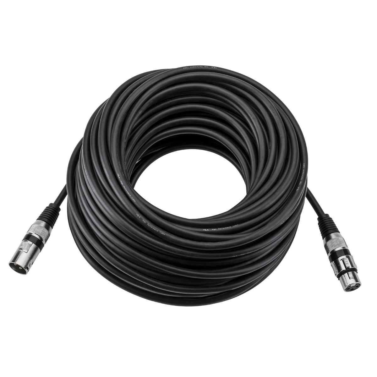 Photos - Cable (video, audio, USB) H&A Value Series XLR M to F Professional Microphone Cable - 100' V-XMF