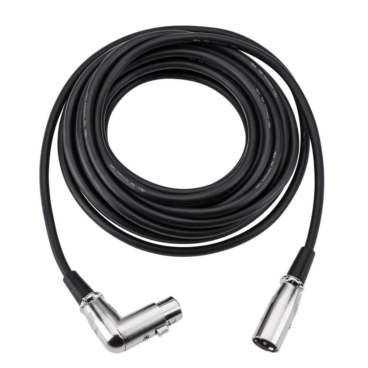 

H&A Value Series XLR M to F Professional Microphone Cable - 25' RA