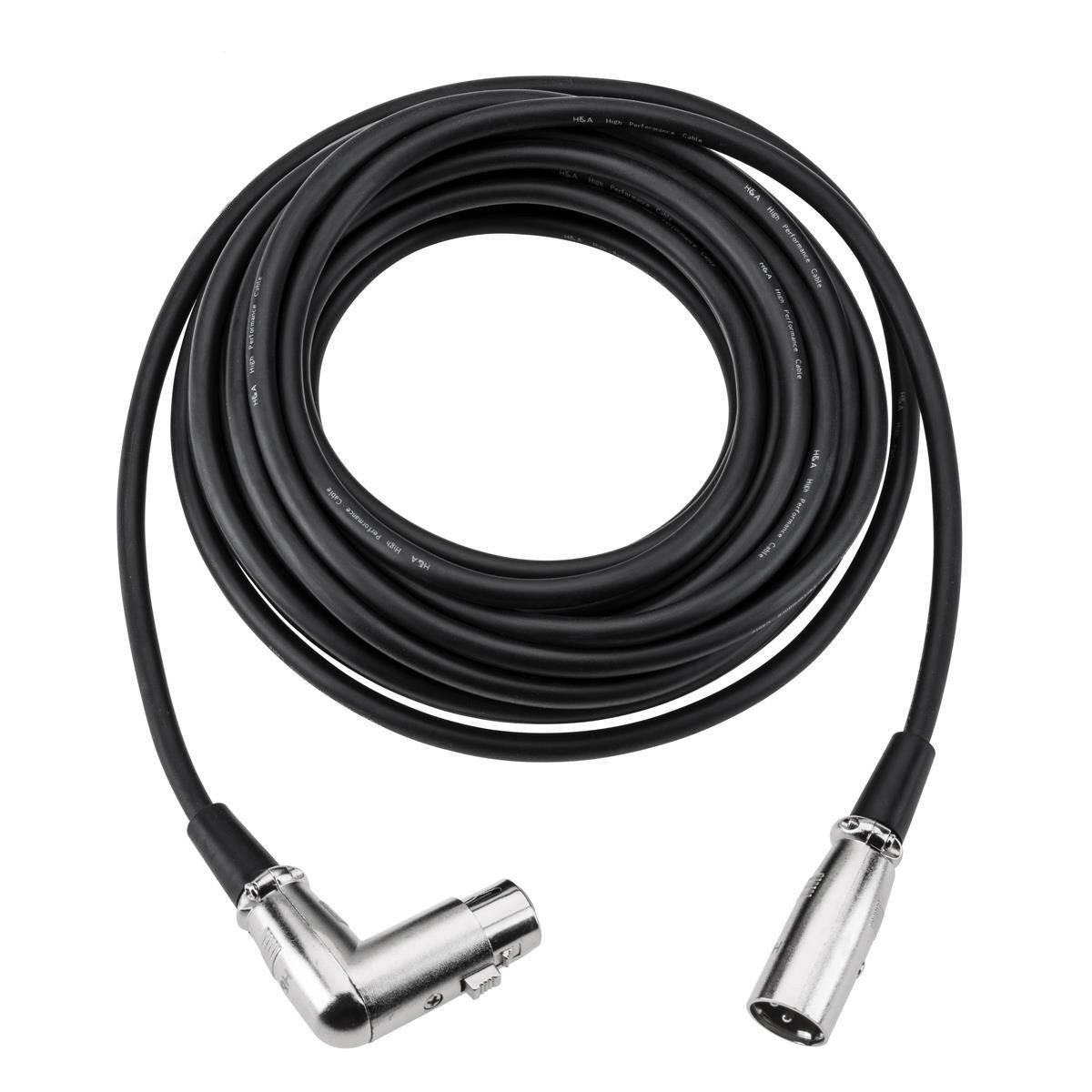 

H&A Value Series 10 Pack XLR M to F Professional Microphone Cable - 25' RA