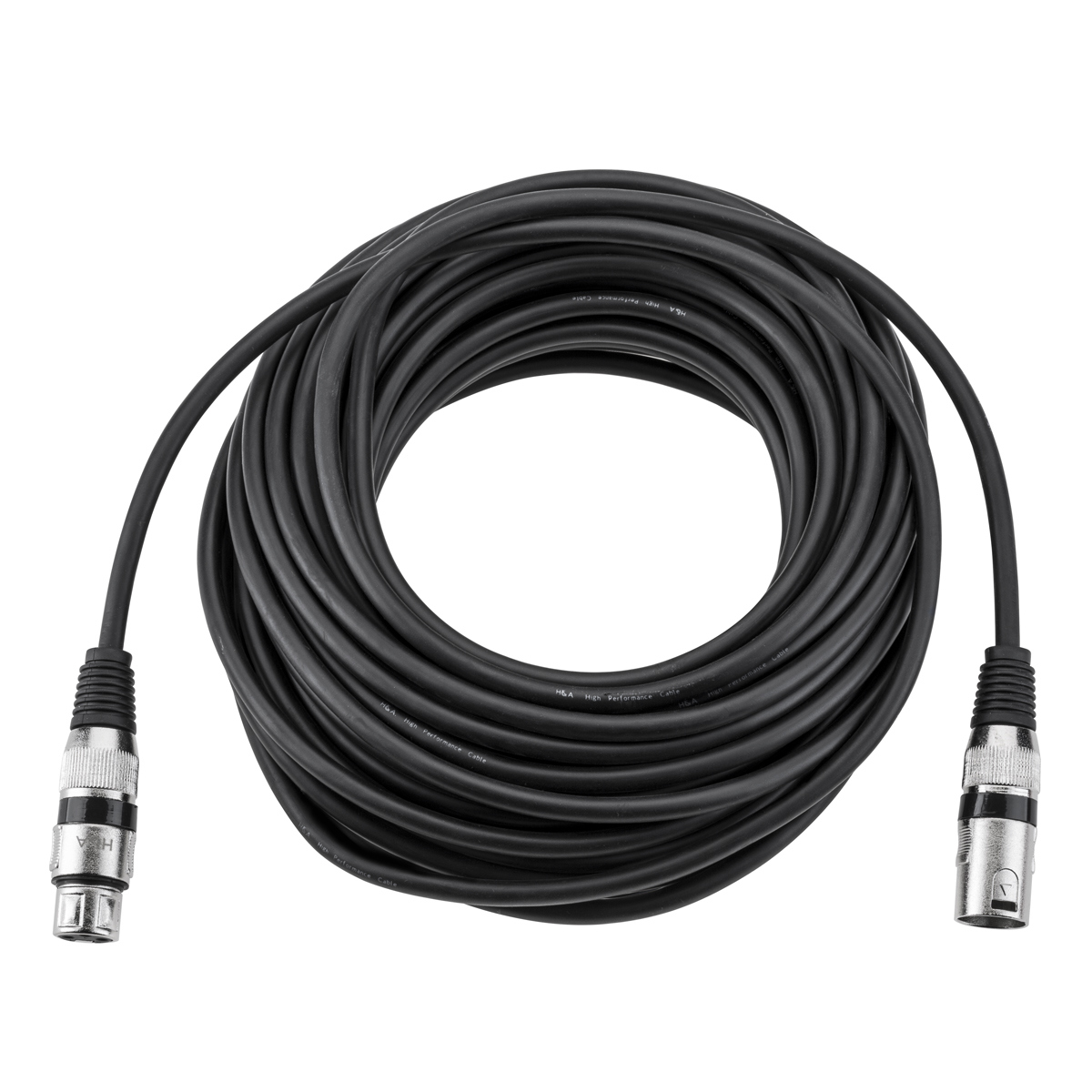 

H&A Value Series XLR M to F Professional Microphone Cable - 50'
