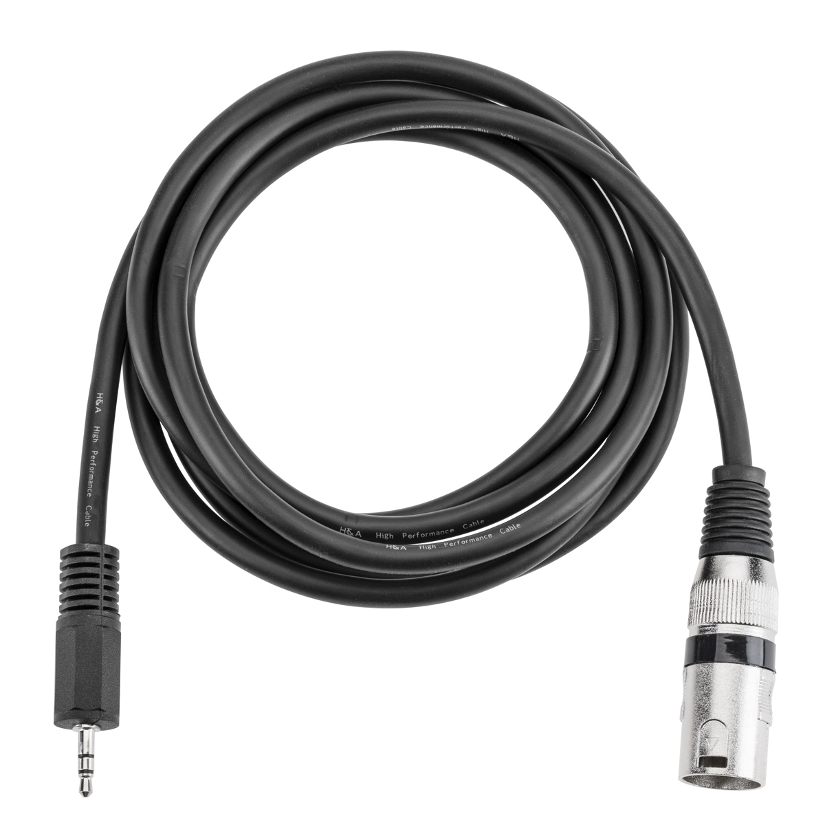 

H&A 1/8" Male Mini-Jack to XLR Male Cable 6'