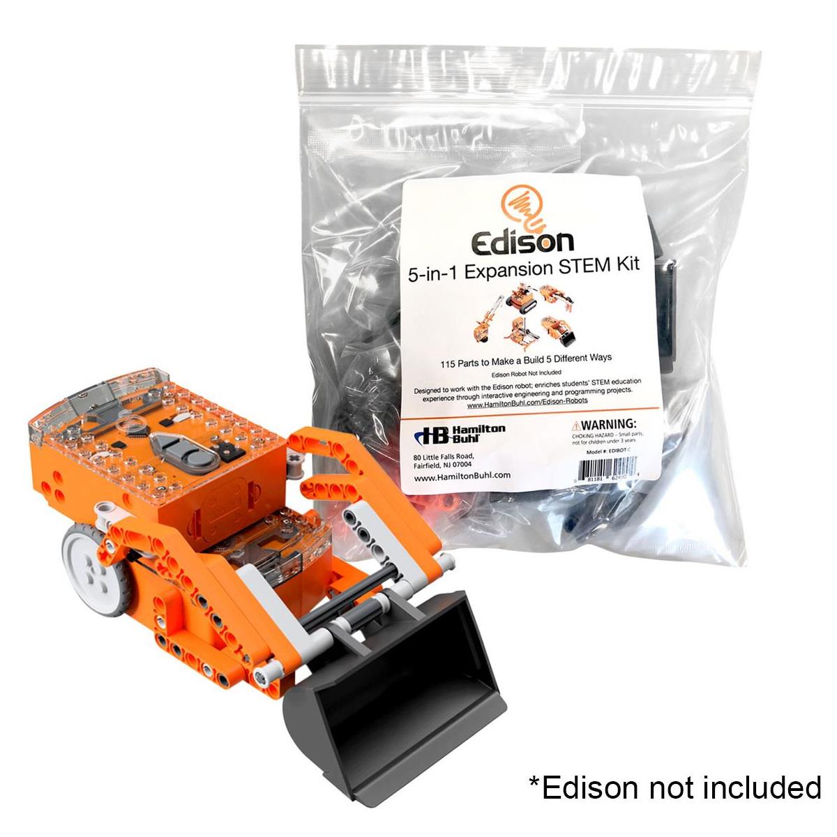 Image of Hamilton Buhl HamiltonBuhl STEAM Education Edibot-C Robot Expansion Construction Kit