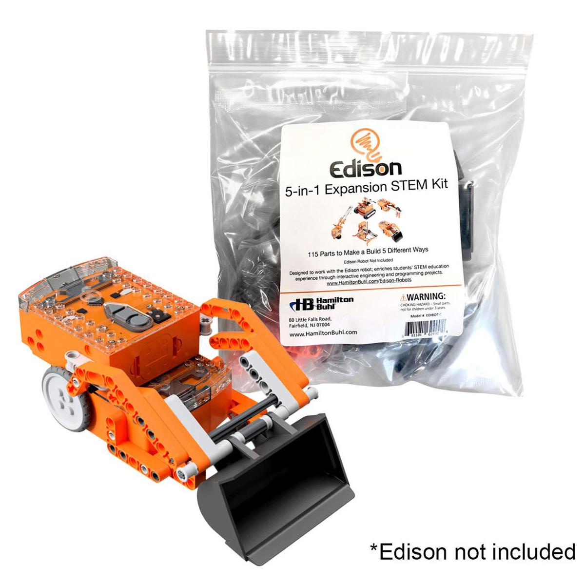 Image of Hamilton Buhl HamiltonBuhl STEAM Education Edibot-C Robot Expansion Construction Kit