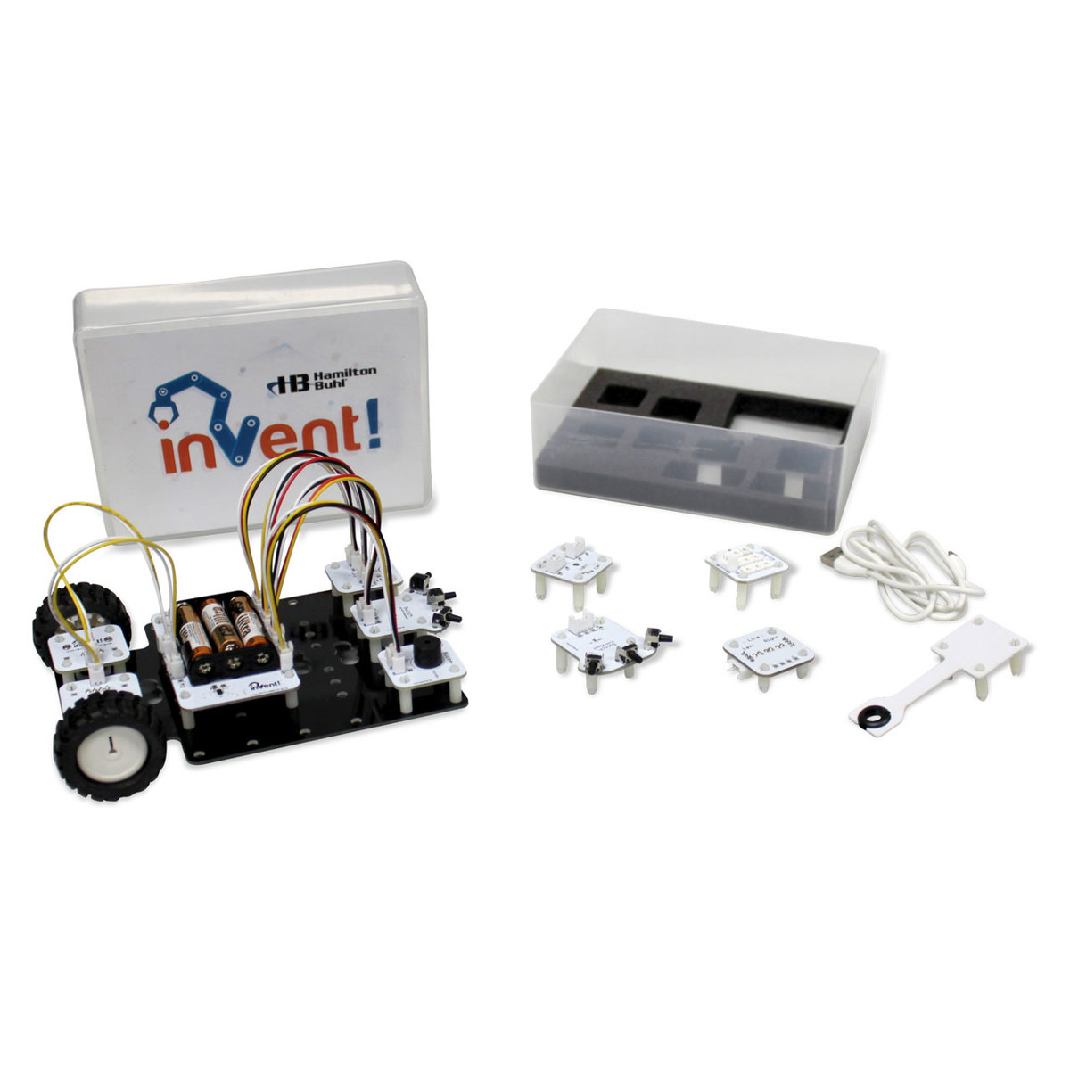 Image of Hamilton Buhl HamiltonBuhl Invent! Kit - STEAM Education Robot Assembling and Coding