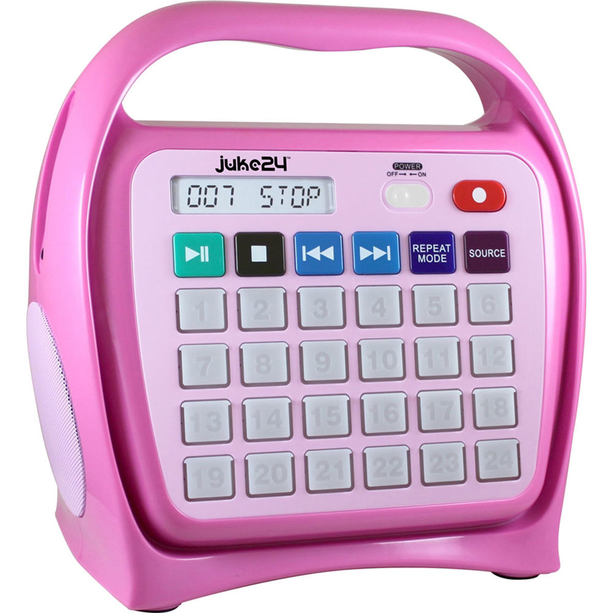 

Hamilton Buhl HamiltonBuhl Juke24 Portable Digital Jukebox with CD Player, Pink