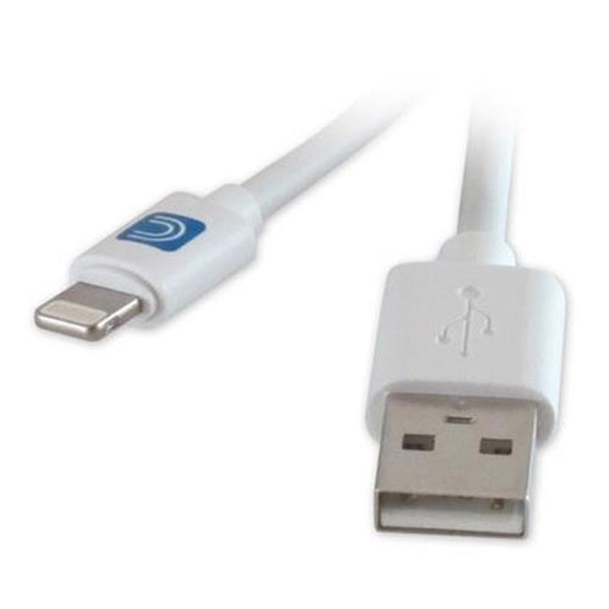 

Hamilton Buhl HamiltonBuhl Lightning Male to USB A Male Cable, 6', White