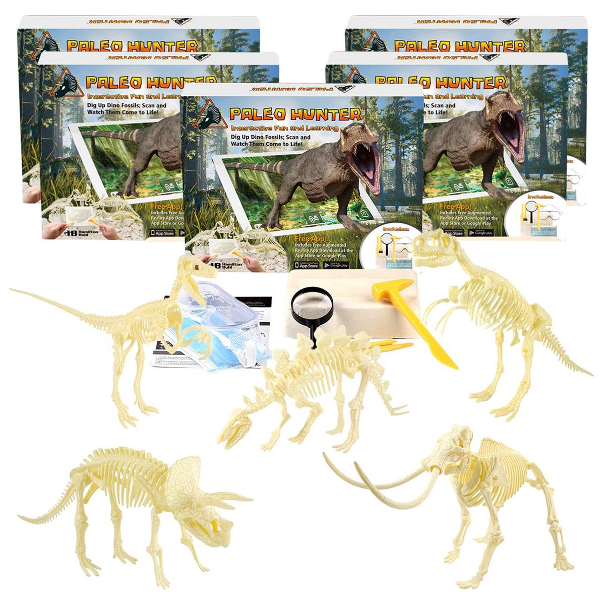 Image of Hamilton Buhl STEAM Education Paleo Hunter Dig Kit with Five Dinosaurs