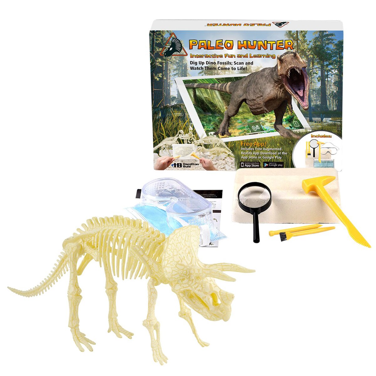 

Hamilton Buhl STEAM Education Paleo Hunter Dig Kit, Triceratops