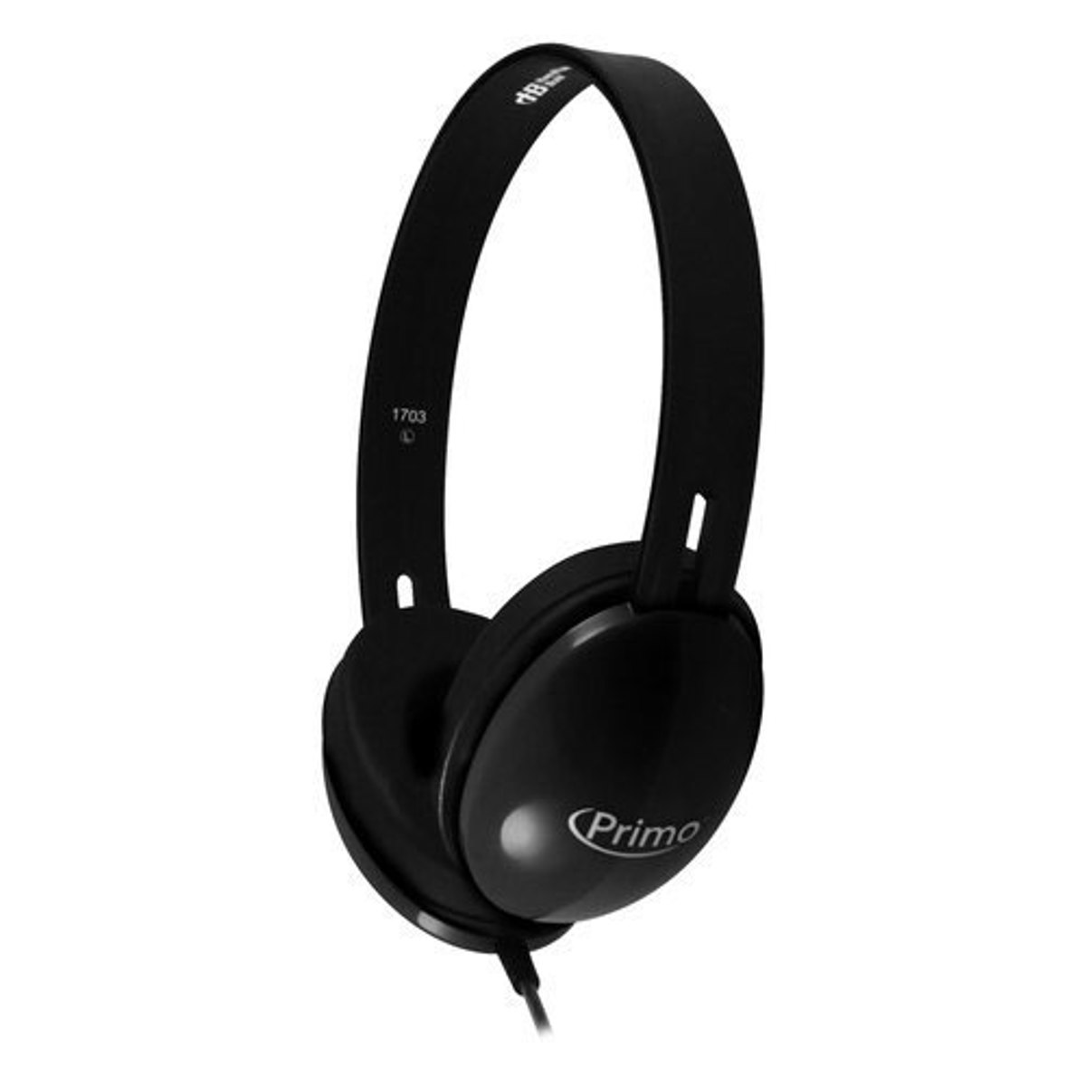 

Hamilton Buhl HamiltonBuhl Primo Stereo Headphones, Chew & Kink-Resistant Dura-Cord, Black