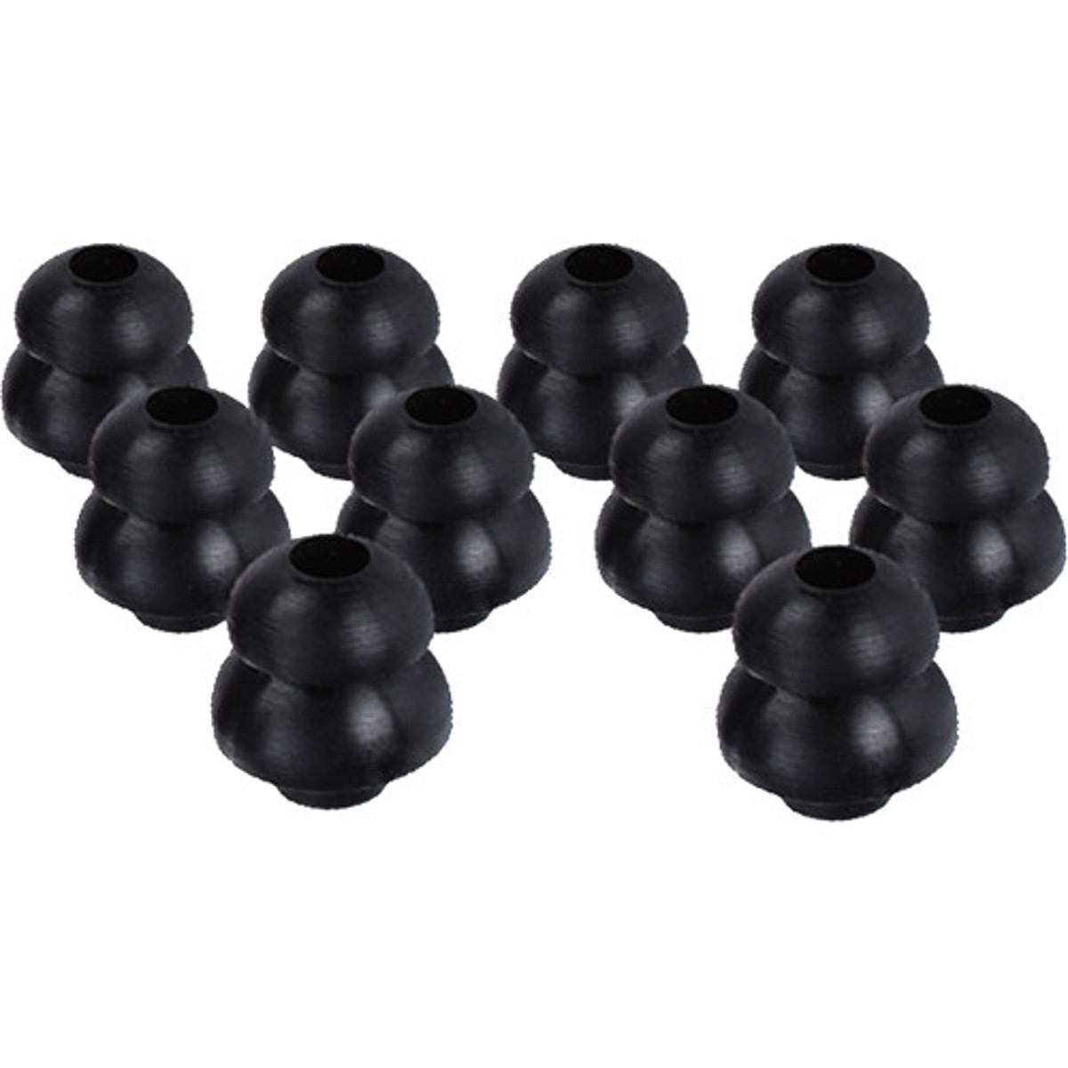 

Hear Technologies Large Silicone EarFills, 3 Pairs, Black