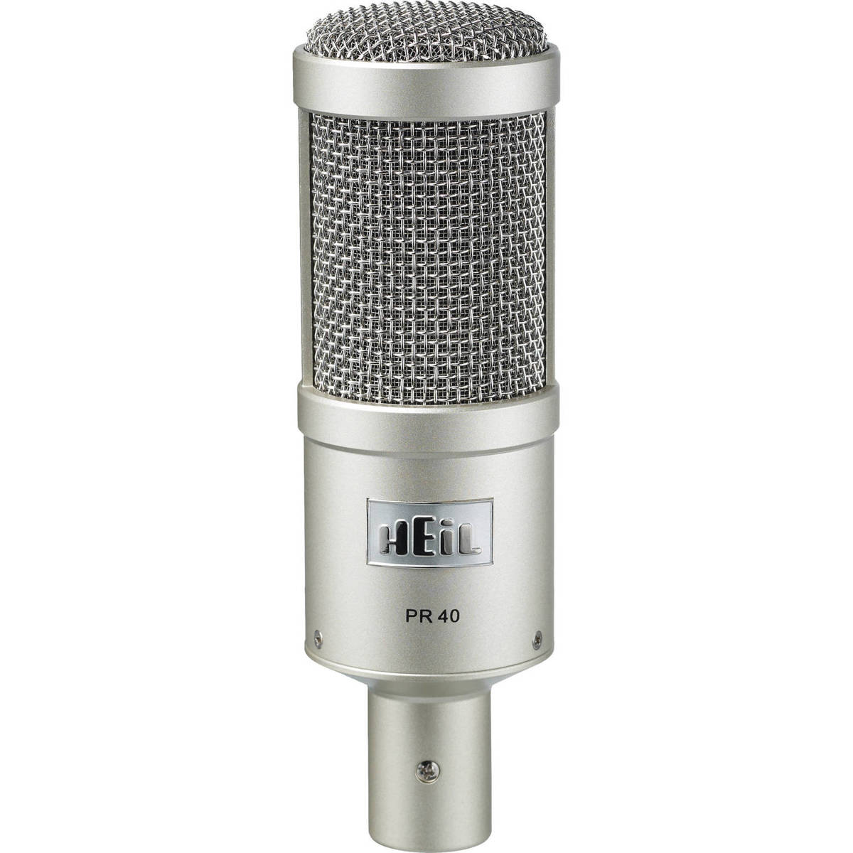 

Heil Sound PR40 Large Diameter Dynamic Cardioid Studio Microphone, Chrome Body