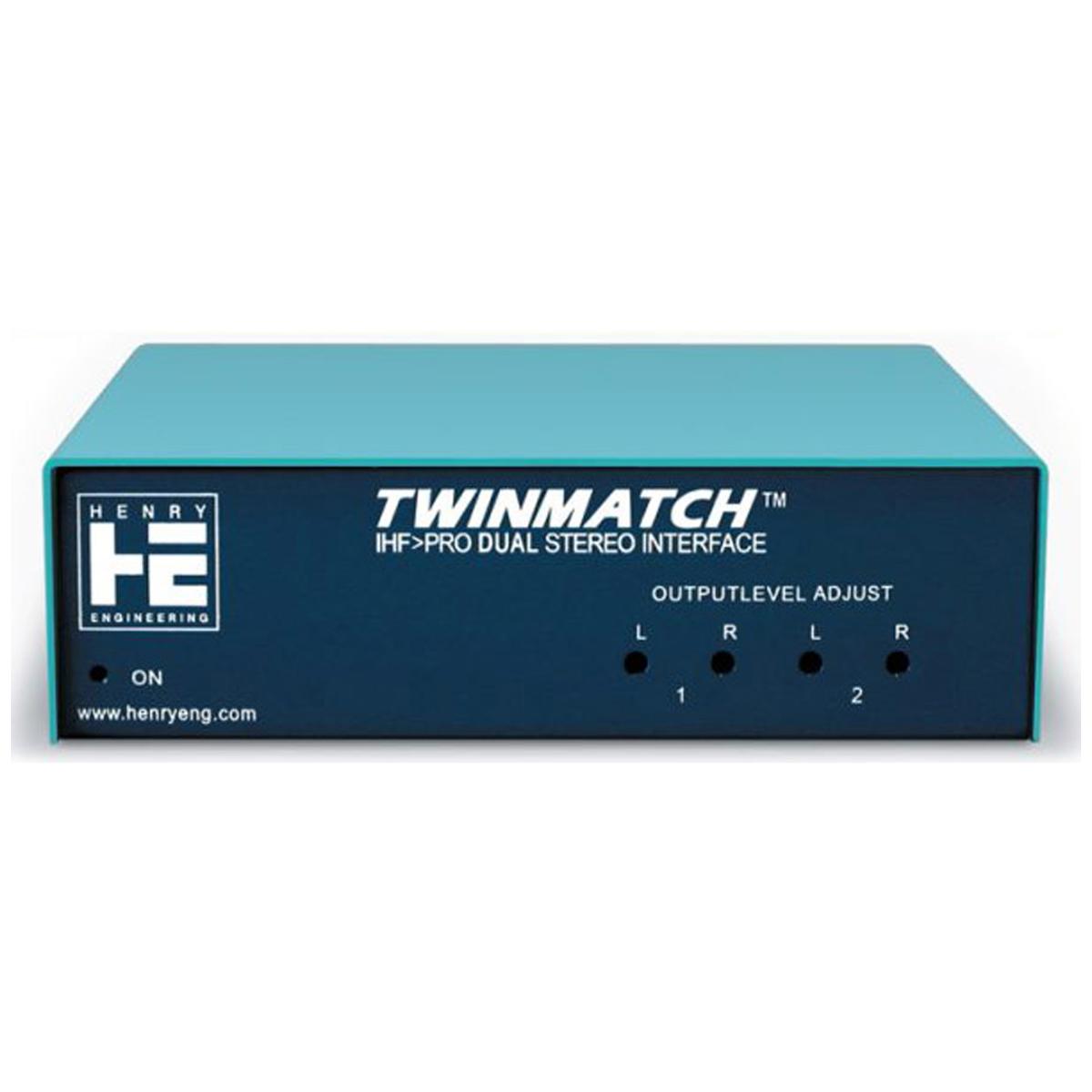 

Henry Engineering TwinMatch 4-Channel Dual Stereo RCA-to-XLR Audio Interface