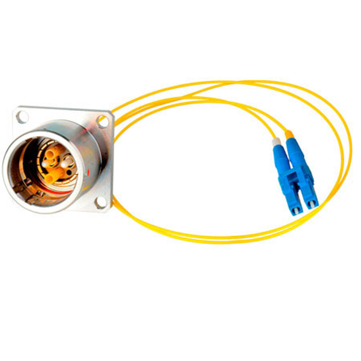 

Camplex Hybrid Fiber Systems 6" Lemo EDW to Duplex LC Fiber Optic Breakout Cable