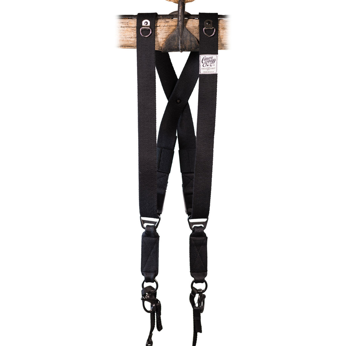 

HoldFast Gear Camera Swagg Money Maker Cotton Canvas Harness for 2 Camera, Black