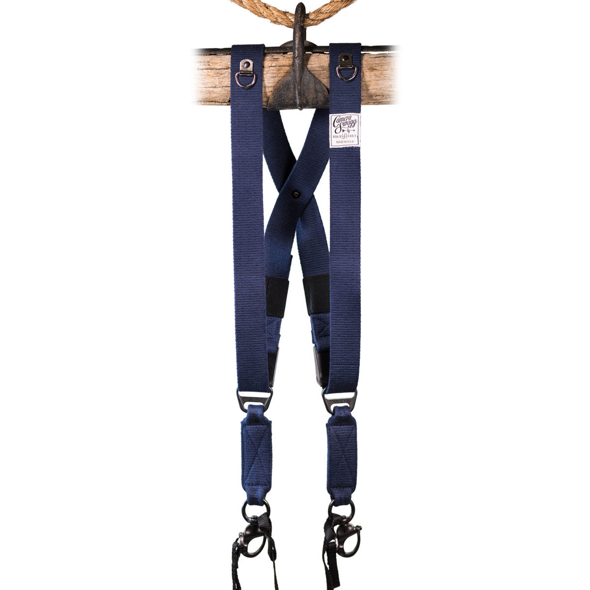 

HoldFast Gear Camera Swagg Money Maker Cotton Canvas Harness for 2 Camera, Navy